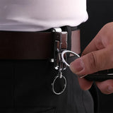 Metal Double Ring Detachable Belt Key Link Stylish Keychain - OnixGRIP