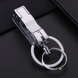 Metal Double Ring Detachable Belt Key Link Stylish Keychain - OnixGRIP