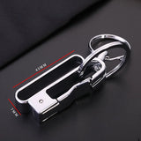 Metal Double Ring Detachable Belt Key Link Stylish Keychain - OnixGRIP