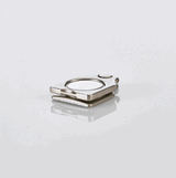 OnixSOLO - SILVER Magnetic Phone Ring with OnixHOOK - OnixGRIP