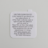 OnixCLIP Cookie Disc with extra round 3M adhesive and clear film