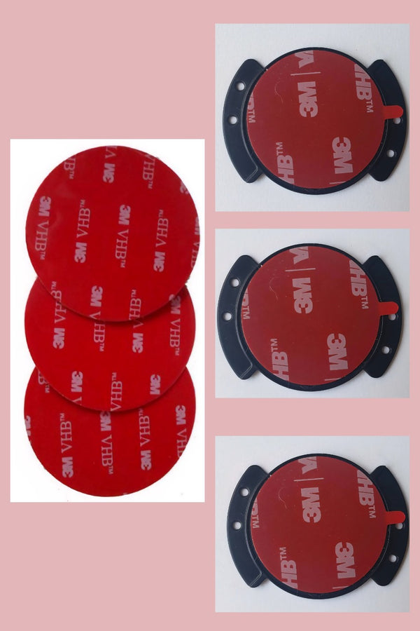 Three OnixCLIP Cookie Discs with extra round 3M adhesives