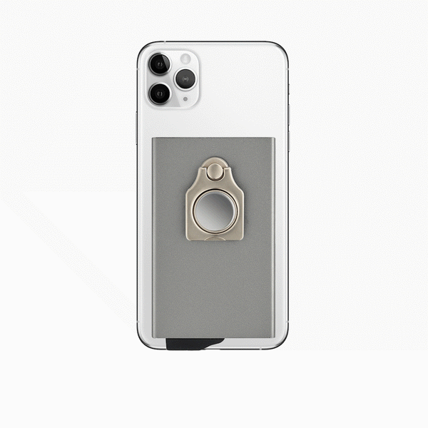 OnixGRIP -MAX Phone Wallet - [Steel] - OnixGRIP